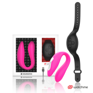 WEARWATCH - VIBRATEUR DOUBLE TECHNOLOGIE WATCHME FUCHSIA-AZABACHE