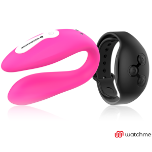 WEARWATCH - VIBRATEUR DOUBLE TECHNOLOGIE WATCHME FUCHSIA-AZABACHE