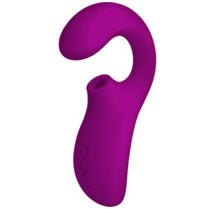 LELO - ENIGMA DOUBLE ASPIRATION STIMULATION MASSEUR ROSE PROFONDE