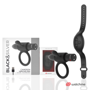 BLACKandSILVER - COCKRING À TÉLÉCOMMANDE CAMERON WATCHME