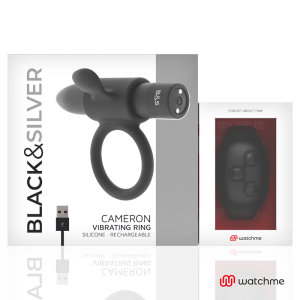 BLACKandSILVER - COCKRING À TÉLÉCOMMANDE CAMERON WATCHME