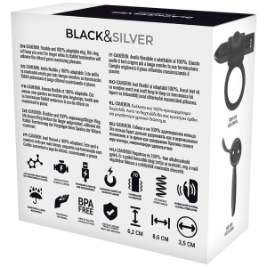 BLACKandSILVER - COCKRING À TÉLÉCOMMANDE CAMERON WATCHME
