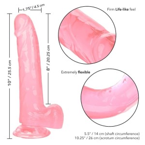 CALEXOTICS - GODE REINE TAILLE ROSE 20.3 CM