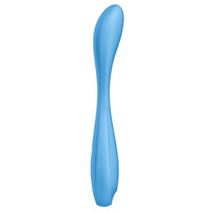 SATISFYER - APPLICATION MULTI VIBRATEUR G-SPOT FLEX 4 BLEU