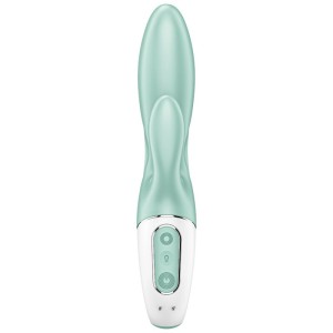 SATISFYER - AIR PUMP BUNNY 5 APPLICATION GONFLABLE LAPIN VIBRATEUR VERT