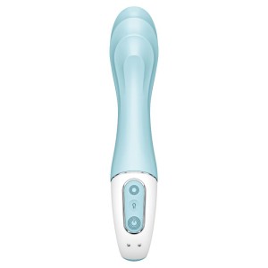 SATISFYER - AIR PUMP VIBRATOR 5 APP GONFLABLE G-SPOT VIBRATOR BLEU