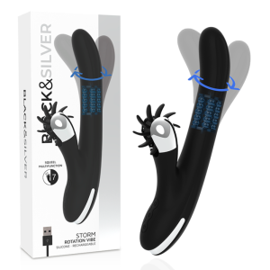 BLACKandSILVER - VIBE DE ROTATION DE TEMPÊTE DE LAPIN