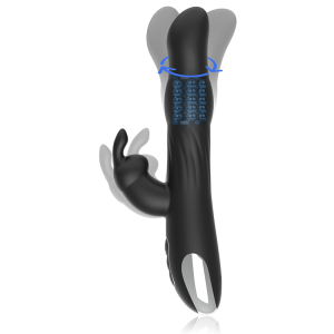BRILLY GLAM - MOEBIUS VIBROMASSEUR RABBIT ET ROTATIF TÉLÉCOMMANDE WATCHME