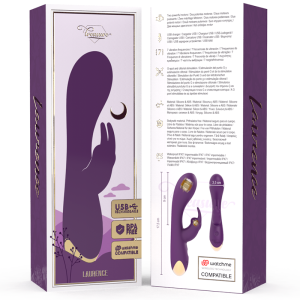 TREASURE - LAURENCE VIBROMASSEUR RABBIT TÉLÉCOMMANDE WATCHME