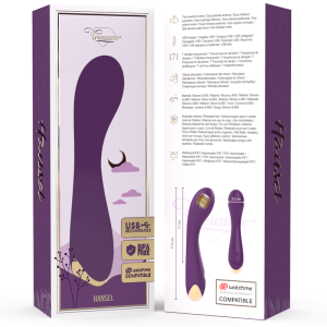 TREASURE - HANSEL VIBROMASSEUR POINT G TÉLÉCOMMANDE WATCHME