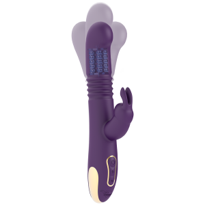 TREASURE - BASTIAN VIBROMASSEUR RABBIT UP and DOWN ROTATIF ET VIBRANT TÉLÉCOMMANDE WATCHME