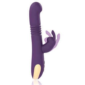 TREASURE - BASTIAN VIBROMASSEUR RABBIT UP and DOWN ROTATIF ET VIBRANT TÉLÉCOMMANDE WATCHME