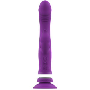 INTENSE - VIBRATEUR EN SILICONE CASANOVA RABBIT TRIPLE MOTEUR VIOLET