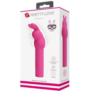 PRETTY LOVE - VIBRATEUR EN SILICONE GERARDO FUSCHIA RABBIT