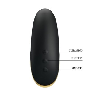 PRETTY LOVE - MASSEUR À ASPIRATION RECHARGEABLE DE LUXE NOIR