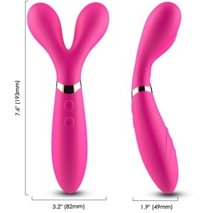 ARMONY - Y-WAND MASSAGE and VIBRATEUR DOUBLE TÊTE FUCHSIA