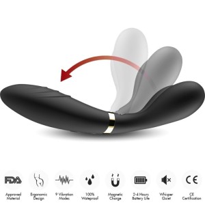 ARMONY - Y-WAND MASSAGE and VIBRATEUR DOUBLE TÊTE NOIR