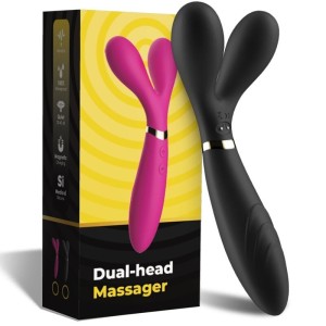 ARMONY - Y-WAND MASSAGE and VIBRATEUR DOUBLE TÊTE NOIR