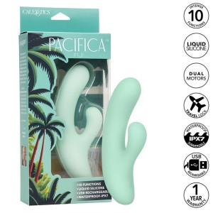 CALEXOTICS - PACIFICA FIJI VIBRATEUR and ESTIMULATEUR POINT G 10 VIBRATIONS AQUA