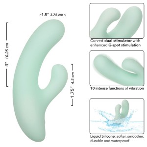 CALEXOTICS - PACIFICA FIJI VIBRATEUR and ESTIMULATEUR POINT G 10 VIBRATIONS AQUA