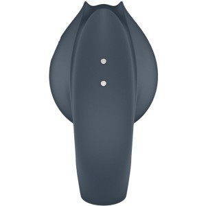 SATISFYER - PERFECT PAIR 2 MULTIVIBRATEUR 2 EN 1 ANNEAU PÉNIS ET STIMULATEUR DE DOIGTS GRIS