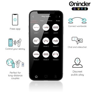 ONINDER CUTE - VIBRATEUR CLITORISÉ LOVE BUNNY G-SPOT - APPLICATION MONDIALE GRATUITE
