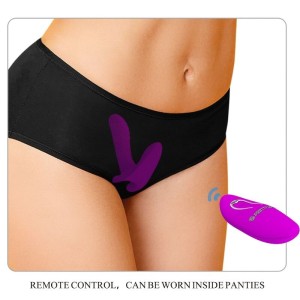 PRETTY LOVE - MASSEUR and VIBRATEUR 12 VIBRATIONS TÉLÉCOMMANDE VIOLET