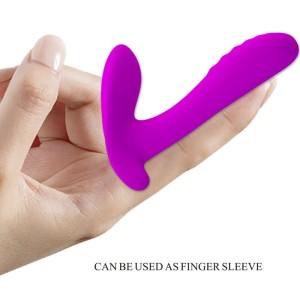 PRETTY LOVE - MASSEUR and VIBRATEUR 12 VIBRATIONS TÉLÉCOMMANDE VIOLET