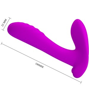 PRETTY LOVE - MASSEUR and VIBRATEUR 12 VIBRATIONS TÉLÉCOMMANDE VIOLET