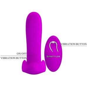 PRETTY LOVE - MASSEUR and VIBRATEUR 12 VIBRATIONS TÉLÉCOMMANDE VIOLET