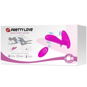 PRETTY LOVE - MASSEUR and VIBRATEUR 12 VIBRATIONS TÉLÉCOMMANDE VIOLET