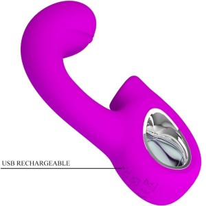 PRETTY LOVE - SIBEL VIBRATEUR POINT G STIMULATEUR CLITORIS SIBEL 10 VIBRATIONS VIOLET