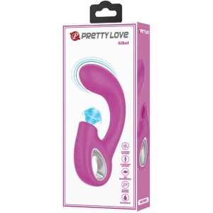 PRETTY LOVE - SIBEL VIBRATEUR POINT G STIMULATEUR CLITORIS SIBEL 10 VIBRATIONS VIOLET