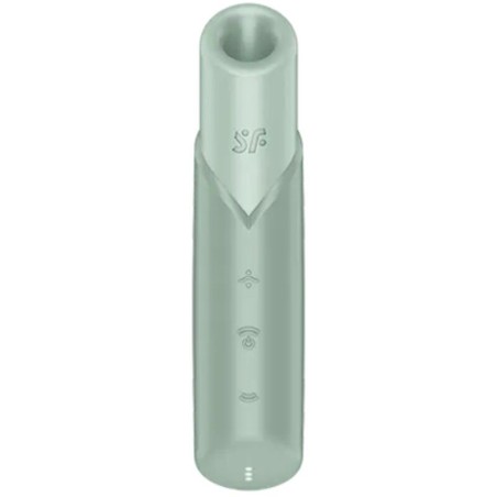 SATISFYER - STIMULATEUR DE CLITORIS NAUGHTY KISS WAVE AIGUE-MARINE