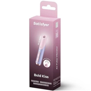 SATISFYER - BOLD KISS WAVE STIMULATEUR DE CLITORIS ROSE - VIOLET