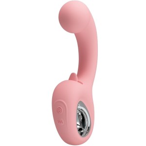 PRETTY LOVE - VIBRATEUR POINT G STIMULATEUR DE CLITORIS ERYNNYES 10 VIBRATIONS ROSE