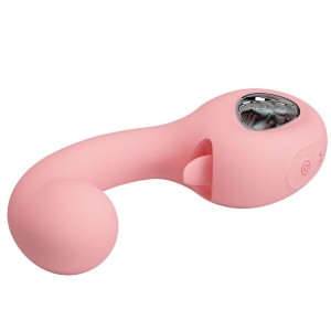 PRETTY LOVE - VIBRATEUR POINT G STIMULATEUR DE CLITORIS ERYNNYES 10 VIBRATIONS ROSE