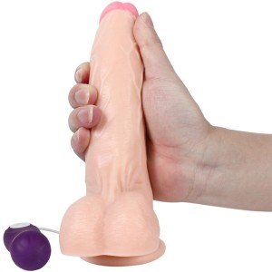 SHEQU - Gode vibrateur Holy Dragon avec télécommande 20,5 cm