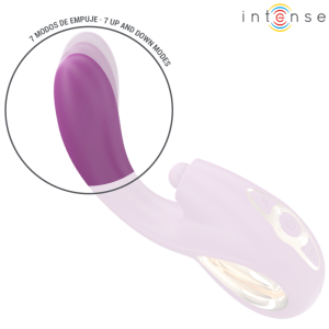 INTENSE - LALI VIBRATEUR MULTIFONCTION POINT G TAPPING and THRUST and VIBRATION VIOLET