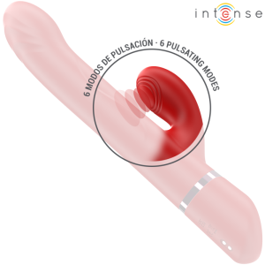 INTENSE - LELE VIBRATEUR MULTIFONCTION ROTATIF and OSCILLANT and STIMULANT ROUGE