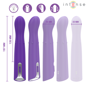 INTENSE - VIBRATEUR HELENA BEADS UP and DOWN WIGGLE 13,5 CM