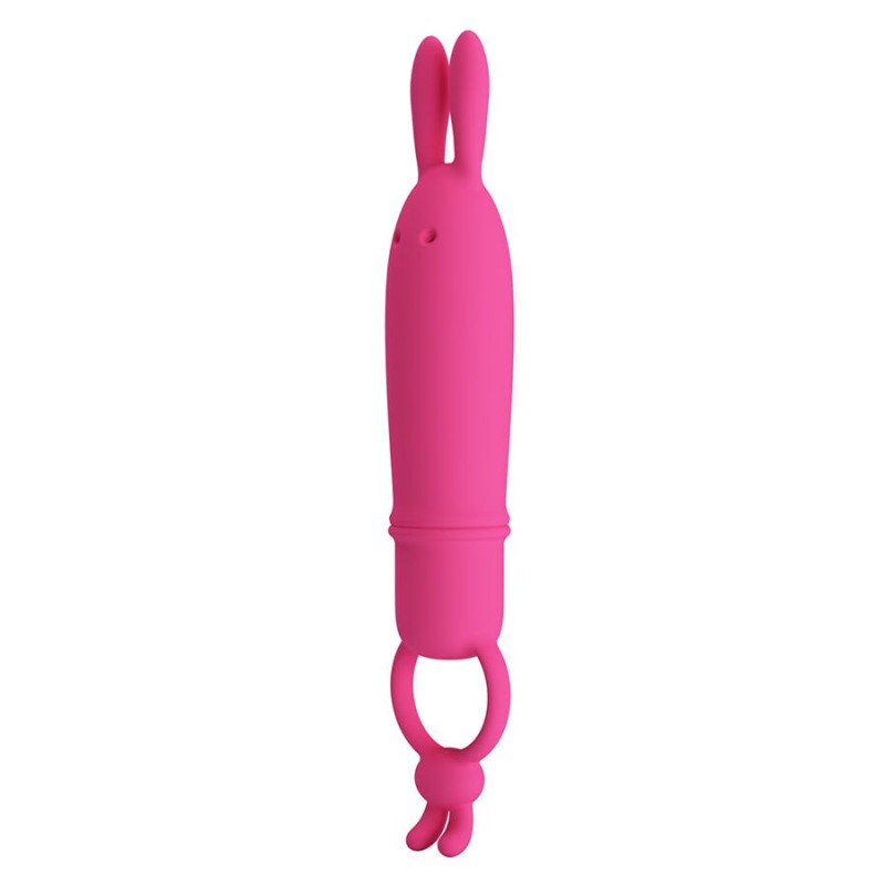 PRETTY LOVE - DELIA VIBRATEUR RABBIT AVEC ANNEAU DE RÉSISTANCE