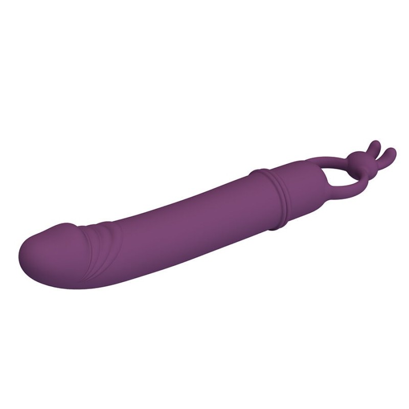 PRETTY LOVE - CORA VIBRATEUR EN FORME DE PÉNIS AVEC ANNEAU DE RÉSISTANCE