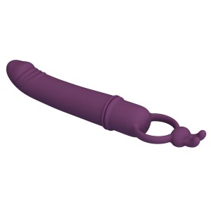 PRETTY LOVE - CORA VIBRATEUR EN FORME DE PÉNIS AVEC ANNEAU DE RÉSISTANCE