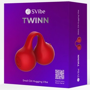 SNAIL VIBE - TWINN VIBRATEUR À DOIGTS CERISE
