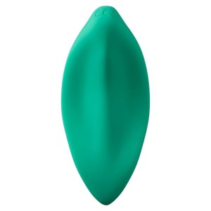 ROMP - VIBRATEUR WAVE STIMULATEUR CLITORIAL FORME ERGONOMIQUE VERT DEAU