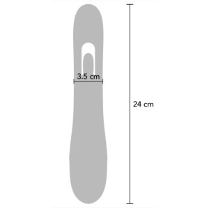 SHE.E.O - VIBRATEUR POINT G LAPIN AVEC MOUVEMENT NUMÉRIQUE VIOLET