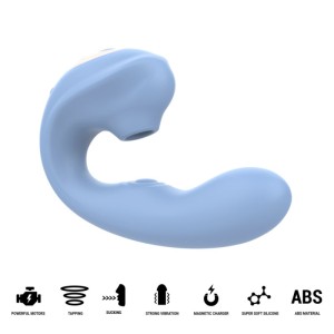INTENSE - GINA STIMULATEUR CLITORIAL MULTIFONCTIONNEL BLEU