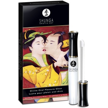 SHUNGA - GLOSS À LÈVRES DIVINE FRAISE and CAVA