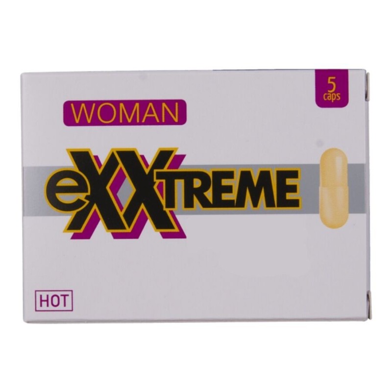 HOT - GÉLULES POUR LIBIDO EXTRÊME FEMME 5 UNITÉS